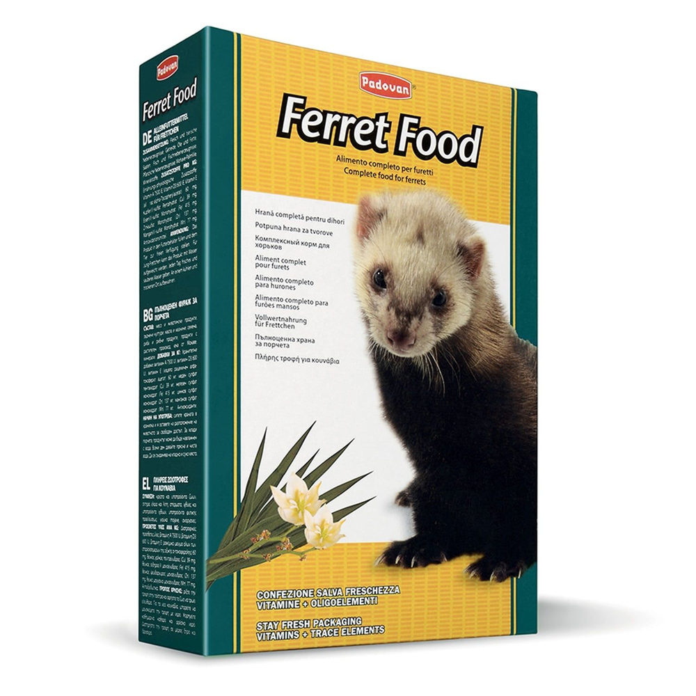 PADOVAN Корм FERRET FOOD комплексный для хорьков 750г  #1