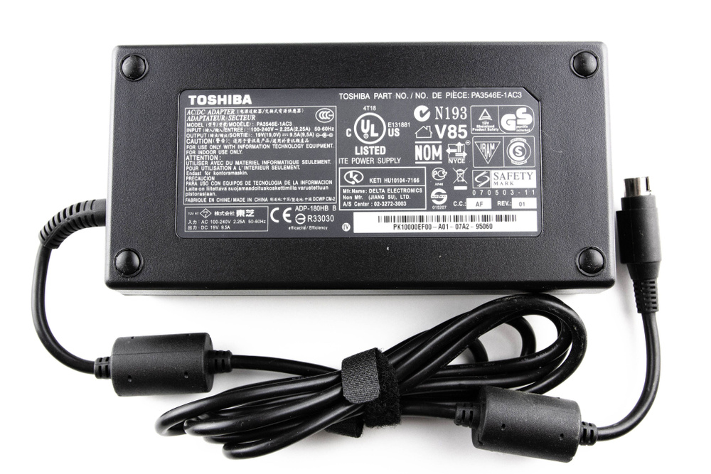 Блок питания для ноутбука Toshiba 19V 9.5A 4pin 180W - купить с ...