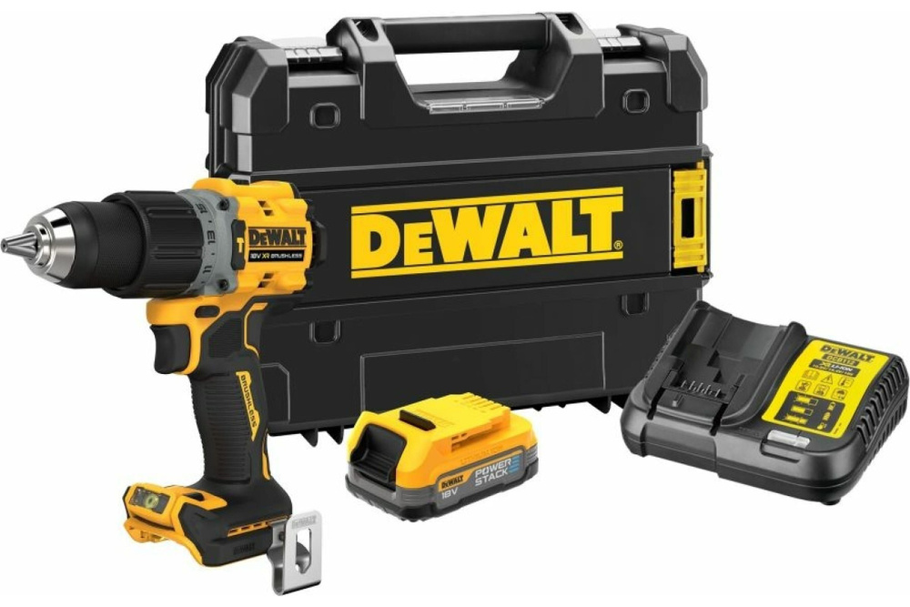 Ударная дрель-шуруповерт DEWALT DCD805E1T-QW #1