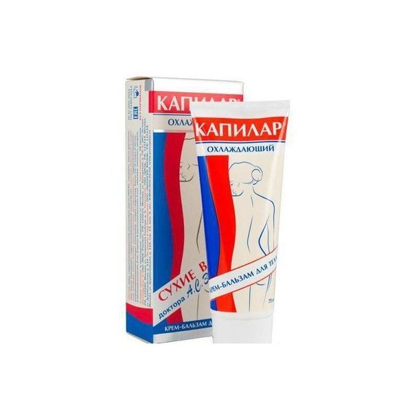 КАПИЛАР крем-бальзам для тела охлаждающий 75мл — купить в интернет ...