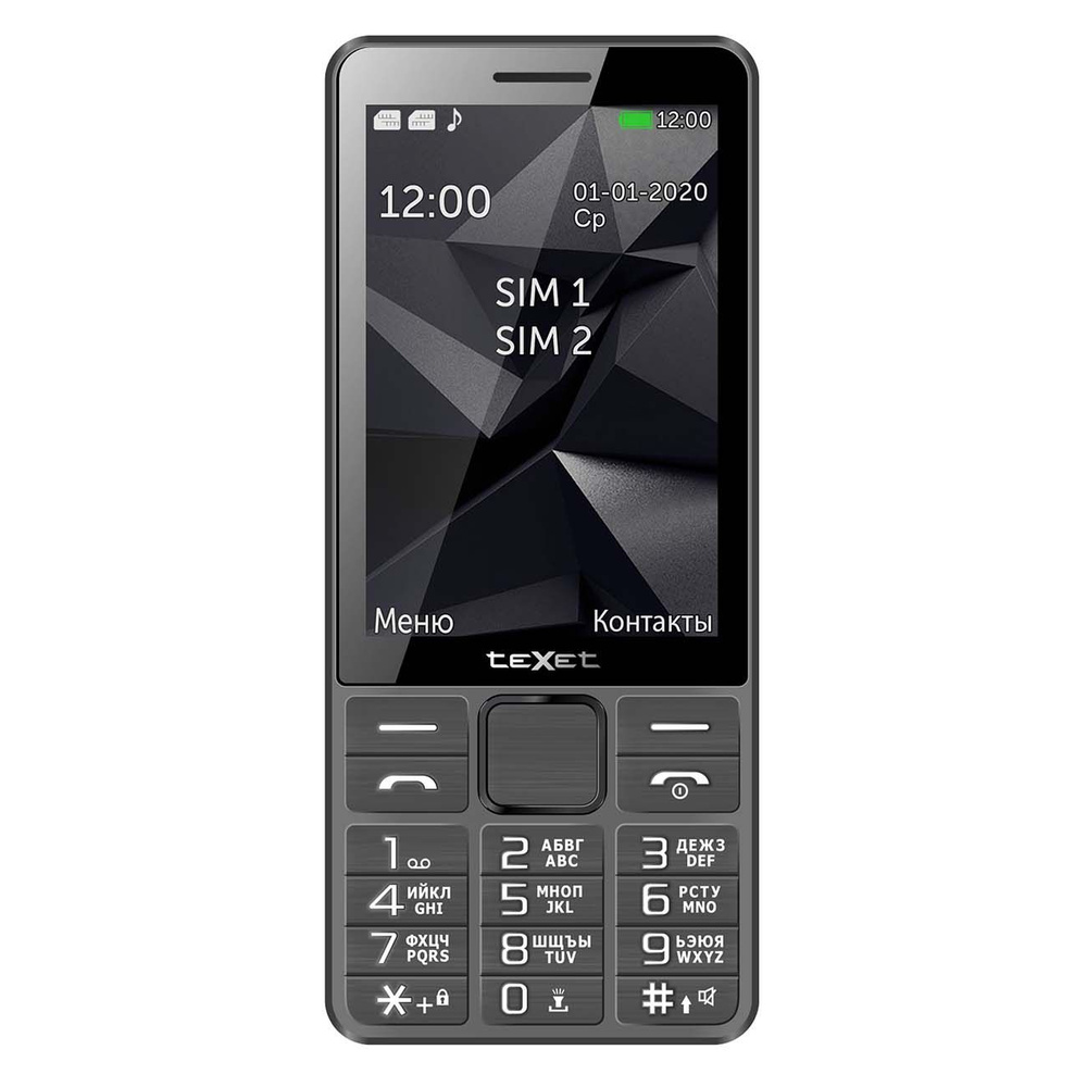 Мобильный телефон teXet TM-D324 Grey