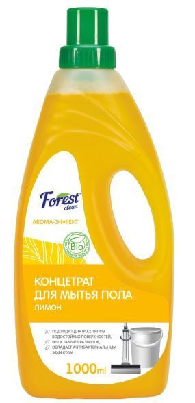 FOREST CLEAN Концентрат для мытья пола "Лимон" 1000 мл #1