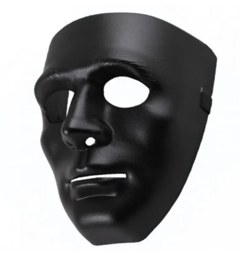 Маска карнавальная Кабуки цвет черный, на праздник, маскарад или ...