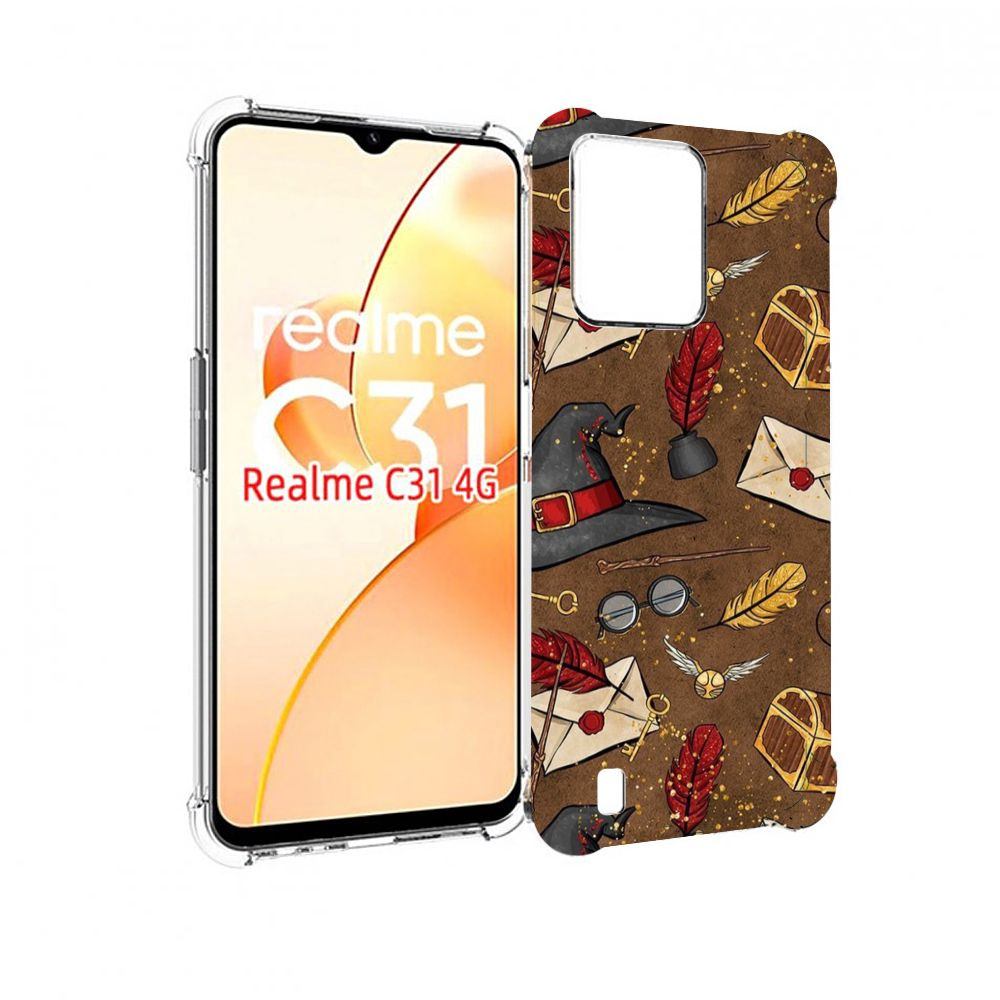 Чехол-бампер MyPads для OPPO Realme C31 с рисунком гарри-поттер-вайб,  противоударный, силиконовый, с выступами и усиленными углами для защиты  камеры - купить с доставкой по выгодным ценам в интернет-магазине OZON  (739307544)