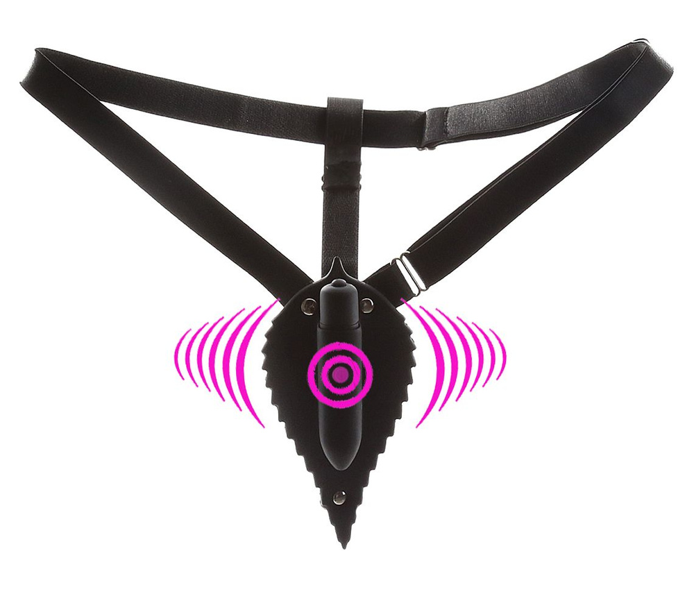 Вибротрусики с пулей Vibro Panty Шаловливая Лисичка, 10 режимов, рр 40 ...