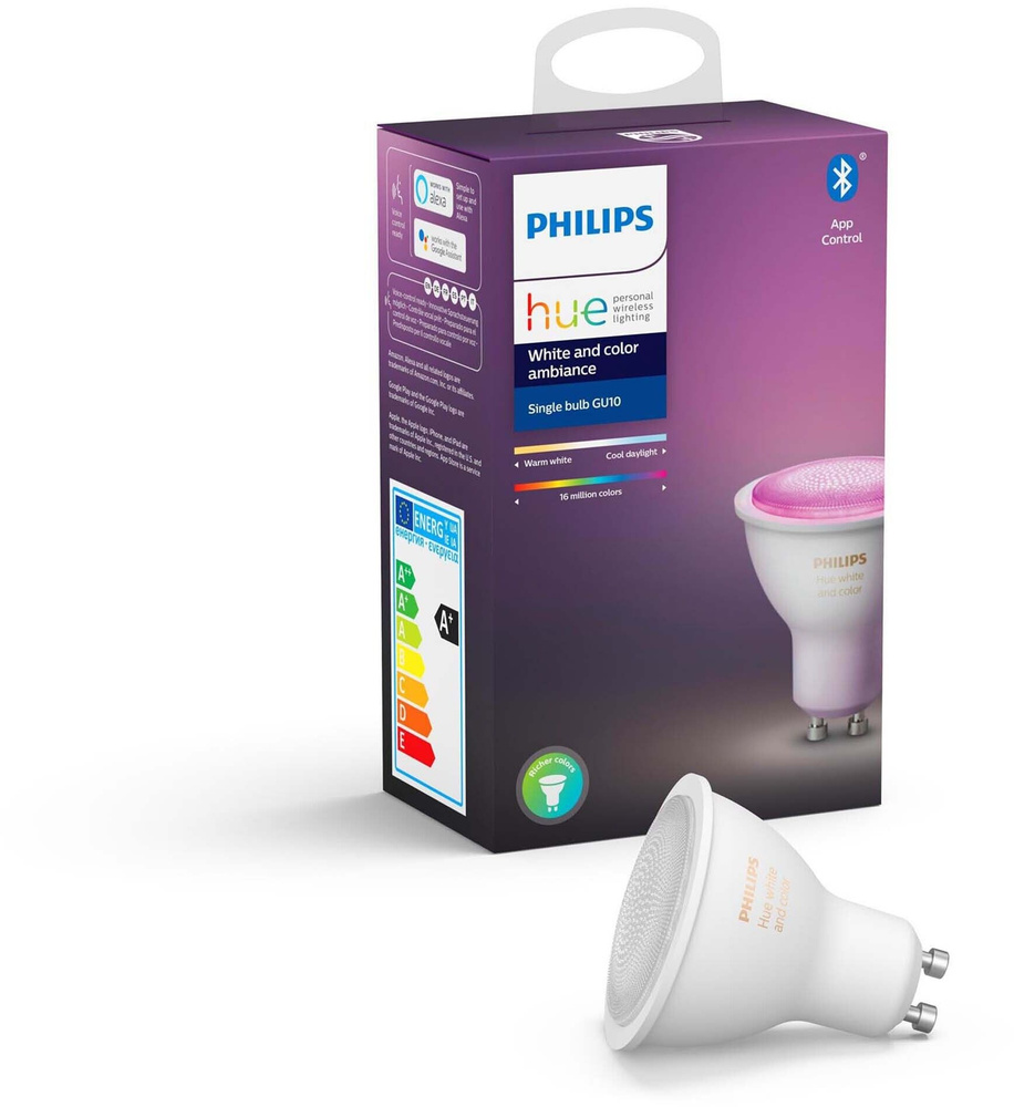 Philips Умная светодиодная лента Hue LED Smart GU10, 5 Вт, Светодиодная, 1 шт.  #1