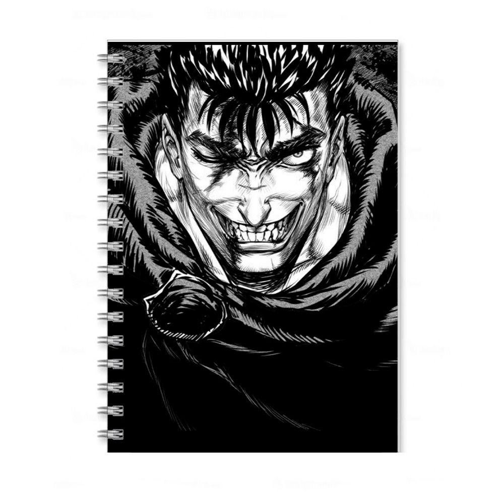 Скетчбук по аниме Берсерк (Berserk, Гац) А5 40 листов - купить с доставкой  по выгодным ценам в интернет-магазине OZON (754372377)