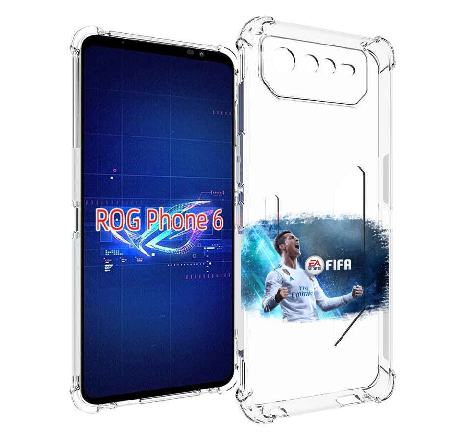 Чехол-бампер MyPads для Asus ROG Phone 6 с рисунком FiFA логотип,  противоударный, силиконовый, с выступами и усиленными углами для защиты  камеры - купить с доставкой по выгодным ценам в интернет-магазине OZON  (762293723)