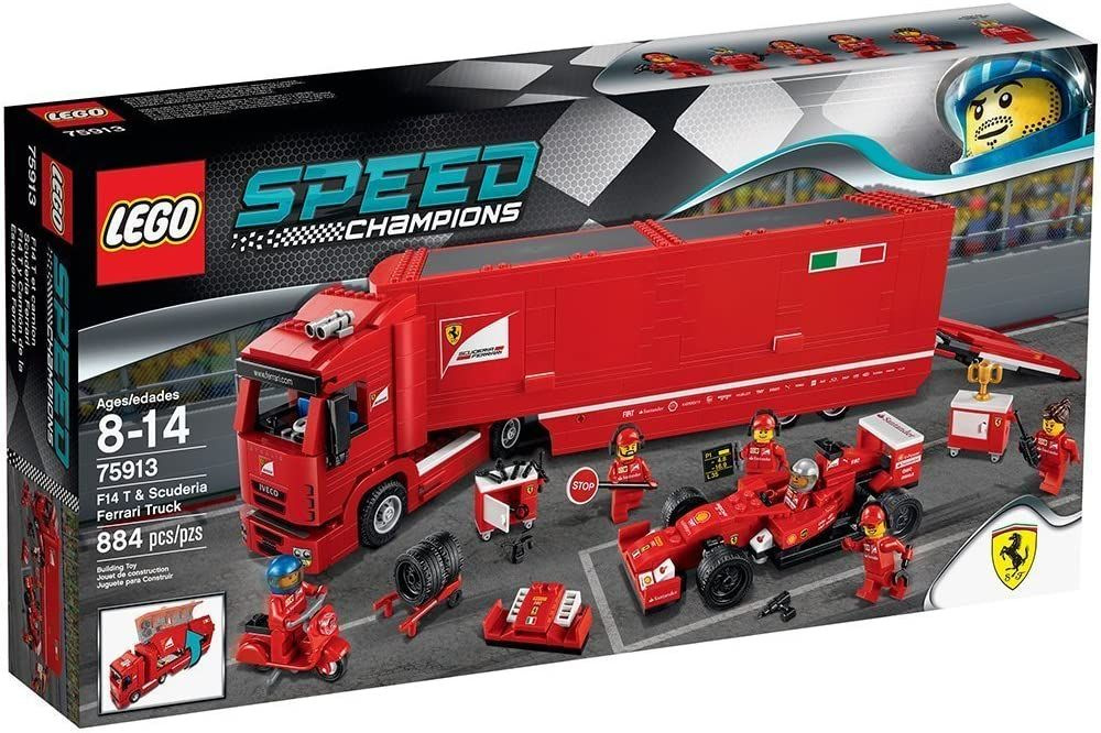 Lego ferrari f1 truck on sale