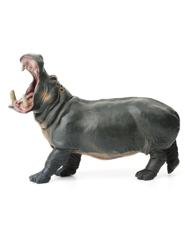 Фигурка животного Derri Animals Бегемот, для детей, игрушка ...