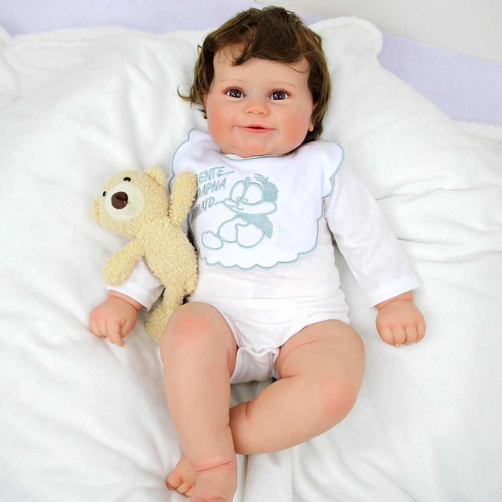 60 см мягкий силикон новорожденная кукла - купить с доставкой по ...