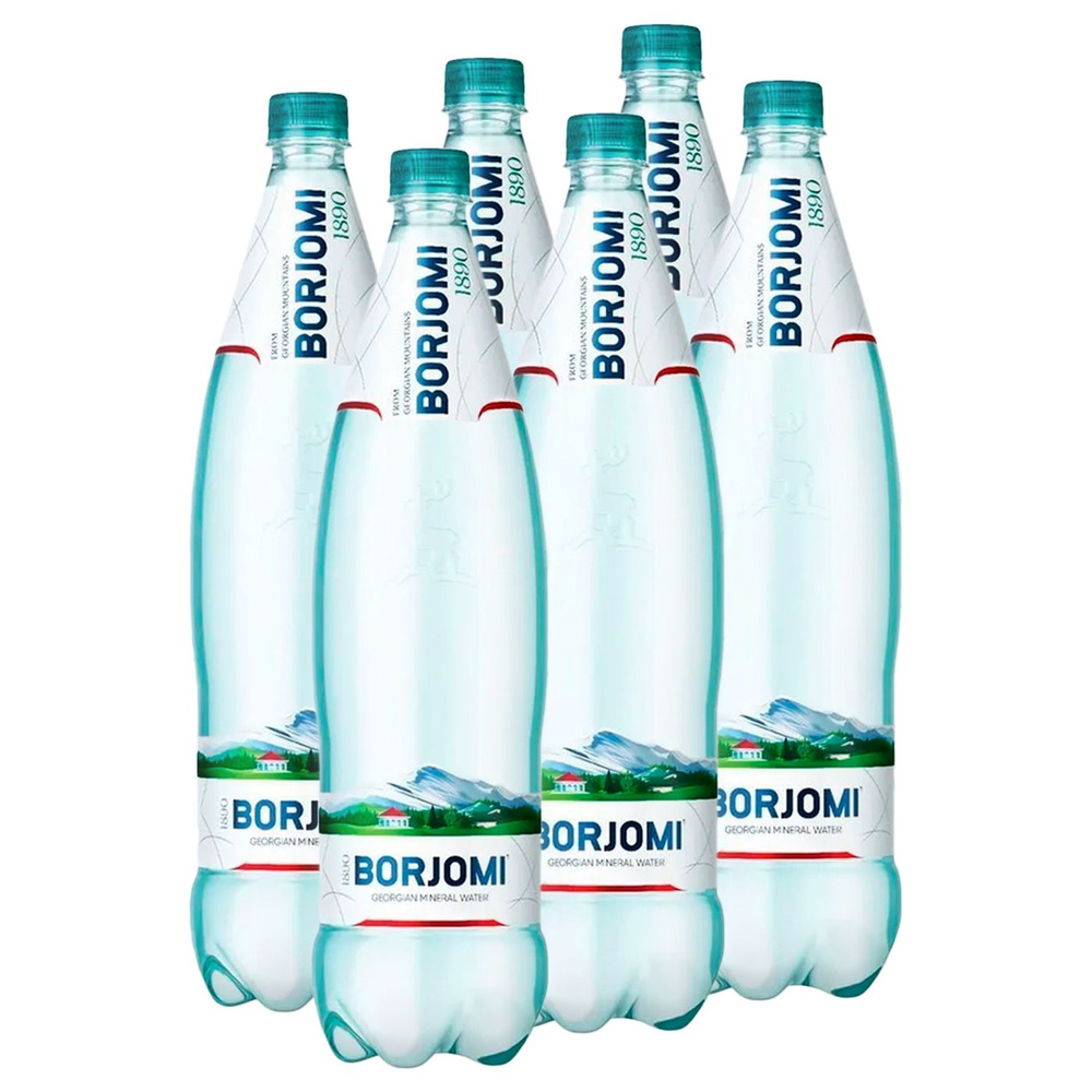 Минеральная вода Borjomi (Боржоми) газированная пэт 0,75 л, 6 шт - купить с  доставкой по выгодным ценам в интернет-магазине OZON (772162913)