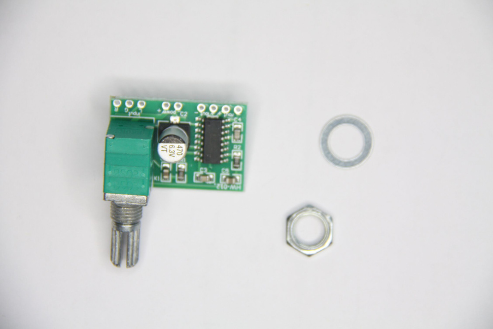 Плата усилителя звука с регулятором D-класса на PAM8403 - купить с ...