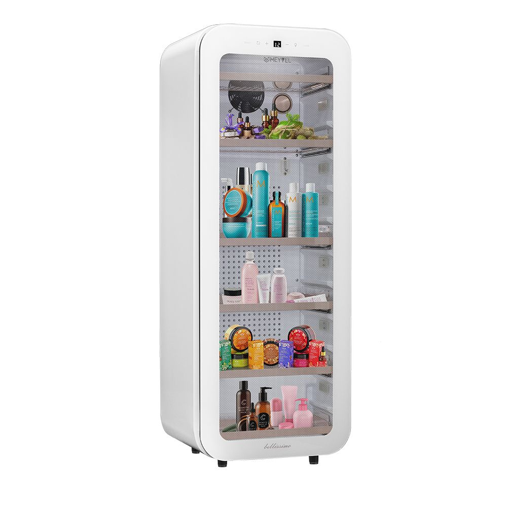 Холодильник Meyvel MD105-White для косметики ,напитков и лекарств (бьюти-холодильник белый на 105 литров) #1