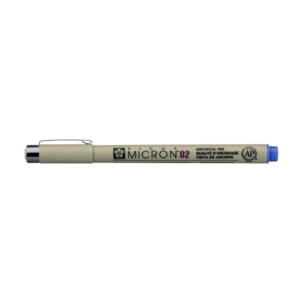 Ручка капиллярная Sakura "Pigma Micron" 02 Синий - купить с доставкой ...