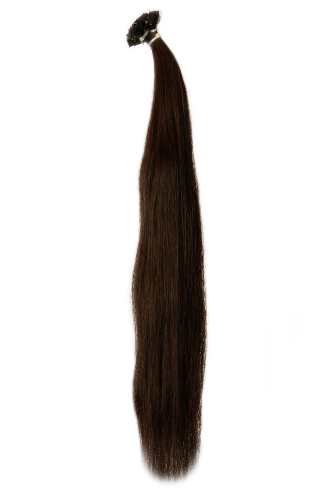 Волосы славянские премиум на кератиновой капсуле 50 см, цвет №2, 20 капсул, 12 г  #1