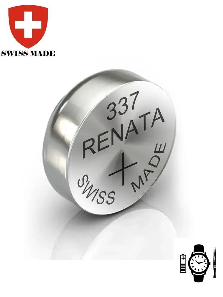 Батарейка Renata 337 (SR416SW) 1шт. #1