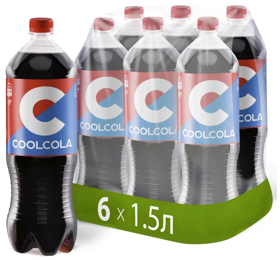 Газированный напиток Очаково Cool Cola(Кул Кола), 6 штук по 1,5 л  #1