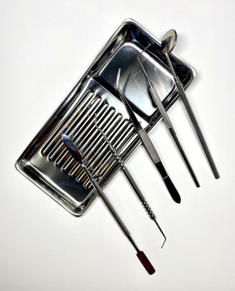 Набор стоматологических инструментов из нержавеющей стали для ухода ...
