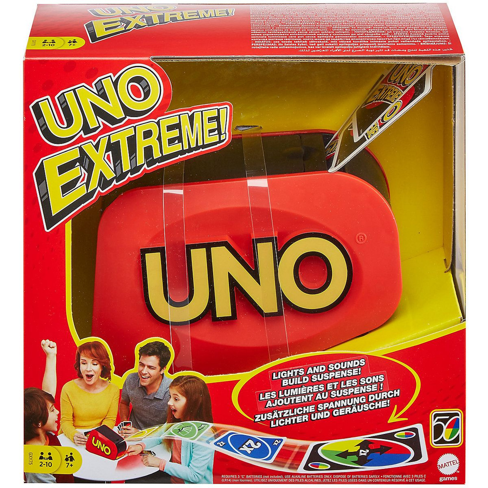 Игры Mattel Uno Extreme - купить с доставкой по выгодным ценам в  интернет-магазине OZON (1215914560)