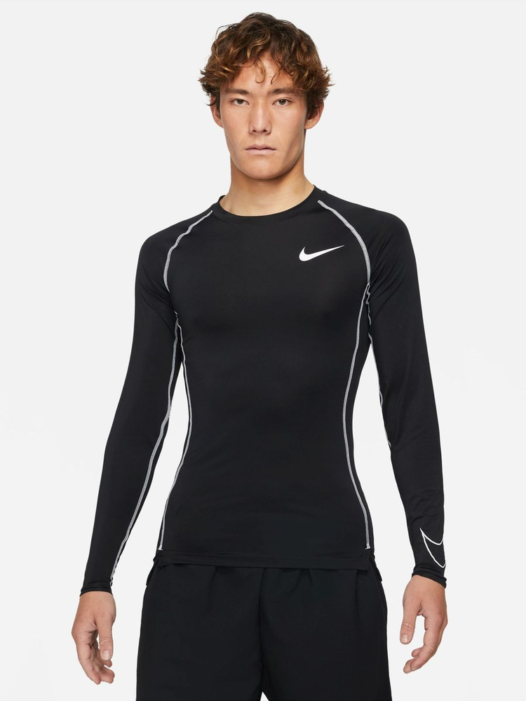 Лонгслив Nike M Np Df Tight Top Ls — купить в интернет-магазине OZON с  быстрой доставкой