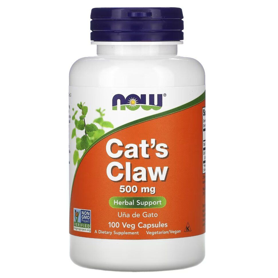 Иммуномодулятор NOW Foods CAT'S CLAW (Кошачий коготь), капсулы массой ...