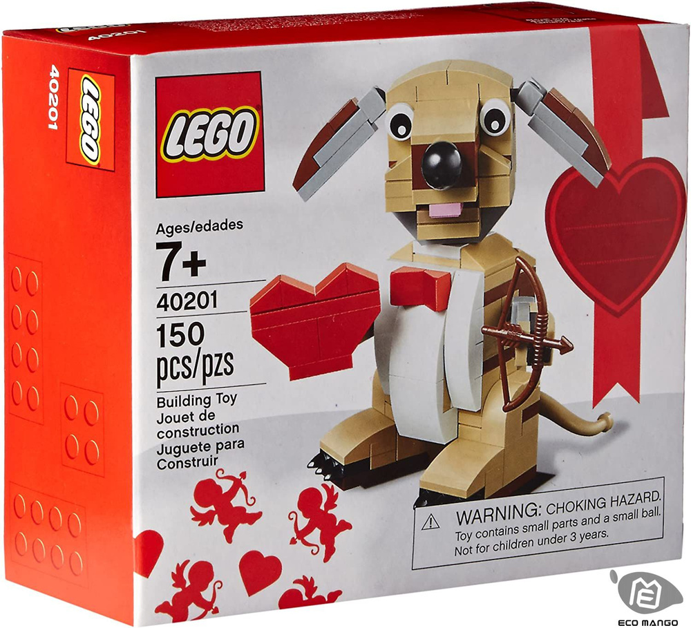 Конструктор Лего Собака Валентин Купидон 40201 купить на OZON по низкой ...