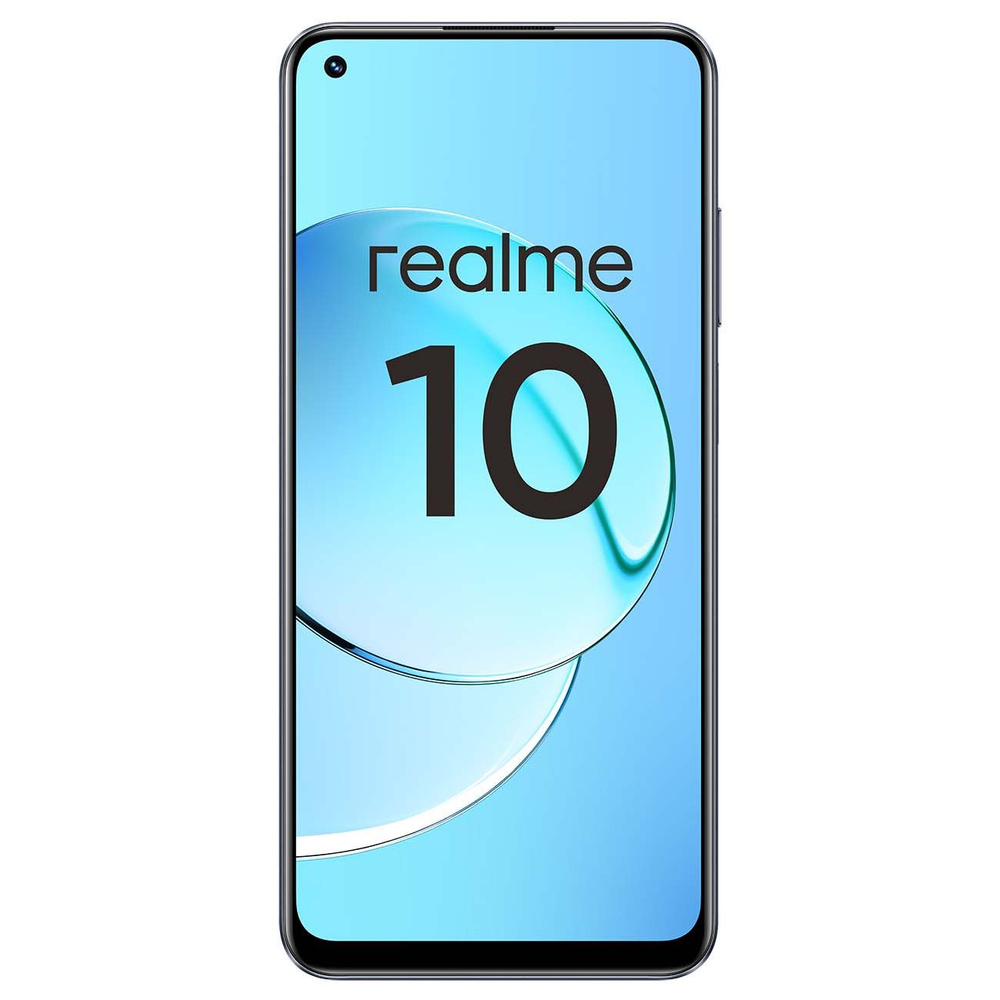 realme Смартфон 10 4G 8/256Gb Rush Black 8/256 ГБ, черный