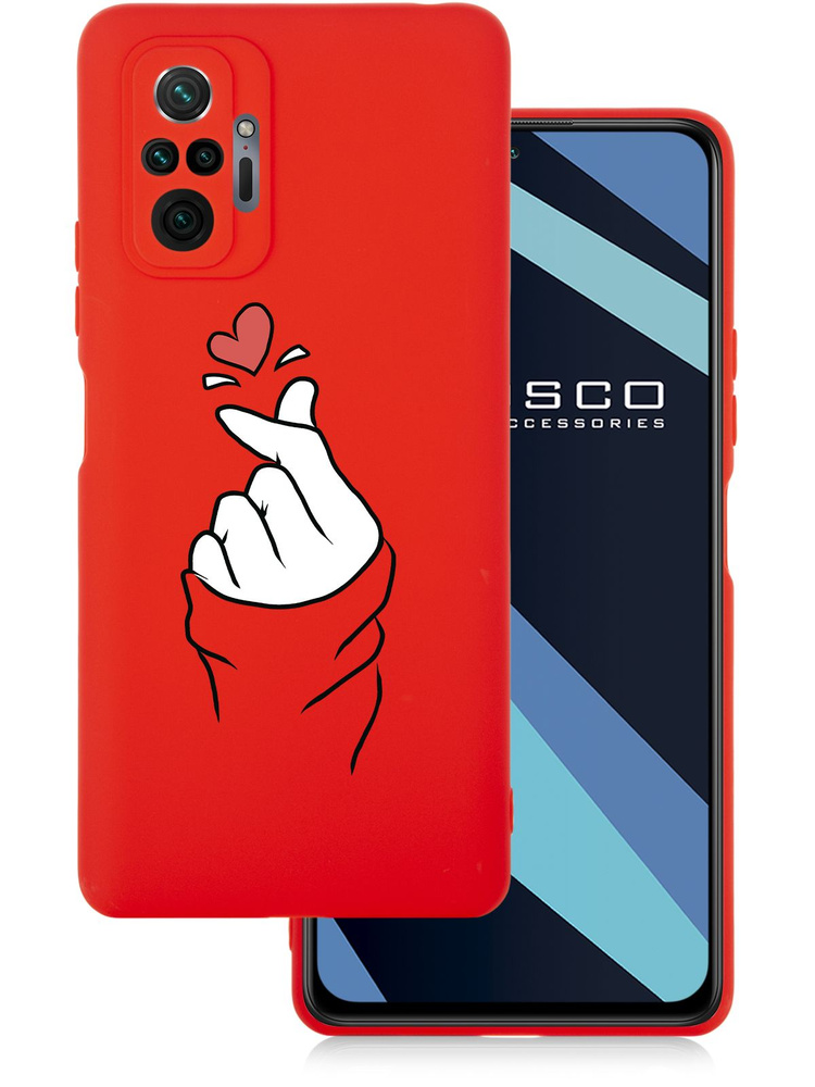 Чехол ROSCO для Xiaomi Redmi Note 10 Pro (Сяоми Редми Нот 10 Про, Ксиаоми) тонкий с матовым покрытием #1
