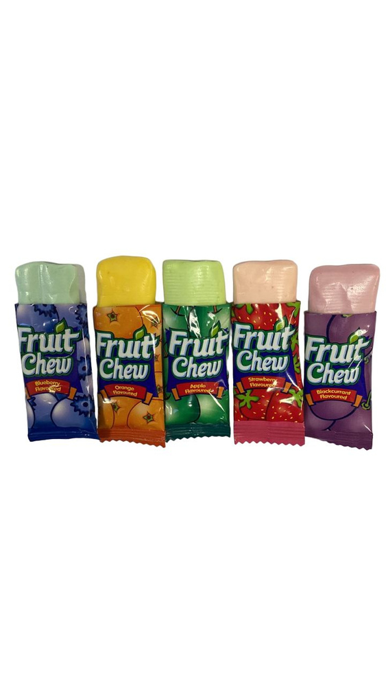 Конфеты жевательные Chew Fruit Candy ассорти черника, клубника, виноград, апельсин и яблоко пакет 1 кг #1