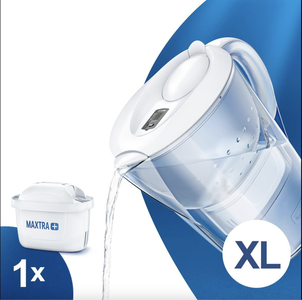 Фильтр для очистки воды BRITA Marella MEMO XL 3,5л белый +MAXTRA+ Универсальный  #1