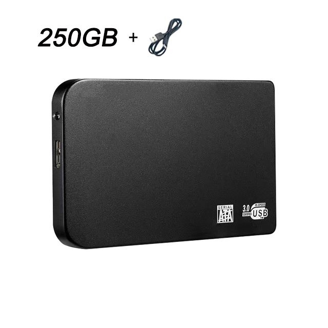 250 ГБ Внешний жесткий диск Внешний HDD (YP001-W), черный - купить с ...