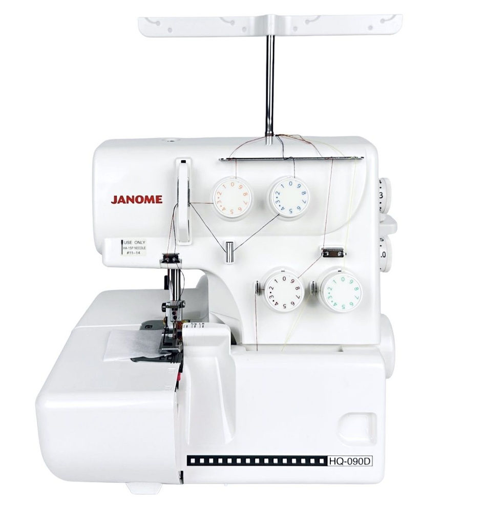 Оверлок Janome HQ-090 D 8 видов швов