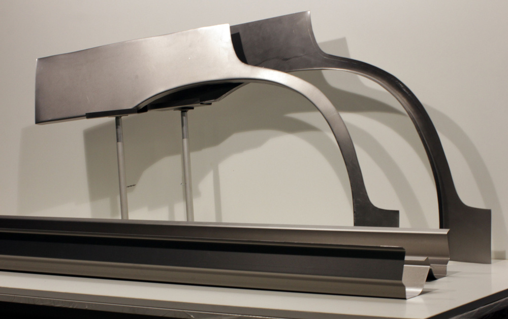 Кузовные ремонтные задние арки и пороги (комплект) + усилители для ...