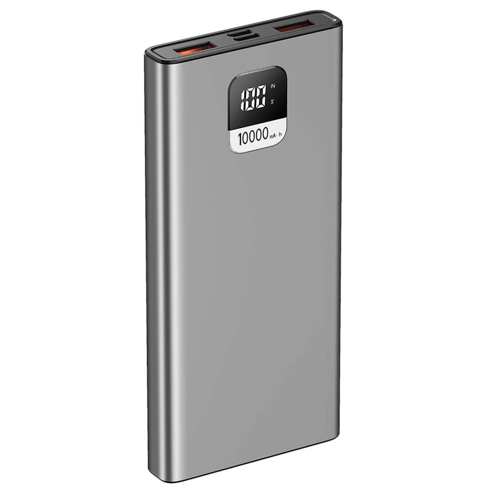 Внешний аккумулятор (Power Bank) TFN Electrum 10000mAh Grey (TFN-PB-294-GR)  - купить по выгодным ценам в интернет-магазине OZON (867050045)