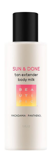 Увлажняющее молочко пролонгатор загара Beautific Sun and Done Tan ...