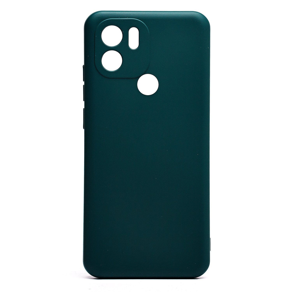 Чехол для Xiaomi Redmi A1 (220733SG), A1+ (220733SFG), Poco C50 силиконовый Soft Touch 4<темно-зеленый> #1
