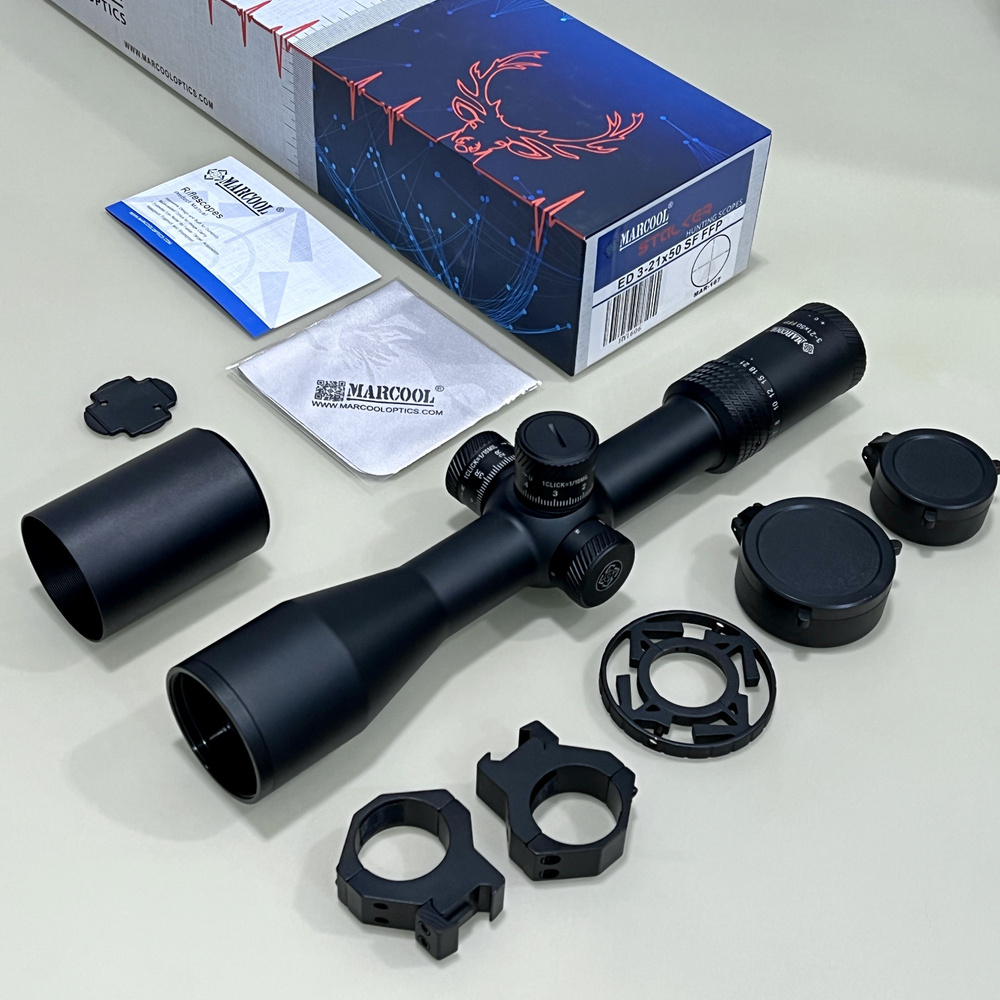 Оптический прицел Marcool Stalker ED 3-21x50 SF FFP HY1606 - купить с ...