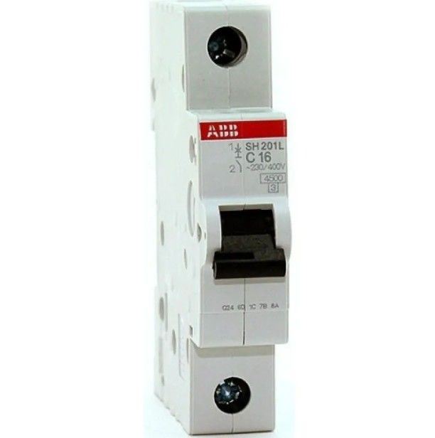 Купить Автоматические выключатели АВВ 1-полюсной SH201 C16 по низкой .