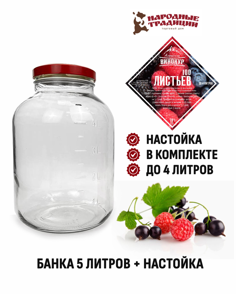 Банка для продуктов универсальная Домашний Продукт, 5000 мл - купить по  выгодным ценам в интернет-магазине OZON (884219470)