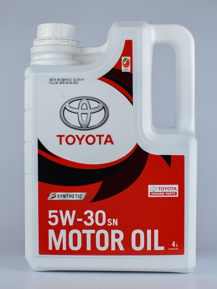 Масло моторное Toyota 5W-30 Синтетическое - купить в интернет-магазине ...