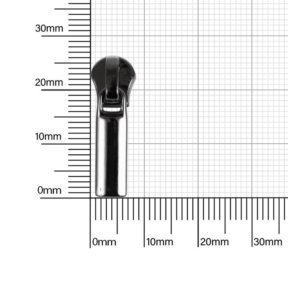 Пуллер на молнии, застежка, собачка для молнии, тип 5 XL ZOLO темный никель, упаковка 10шт  #1