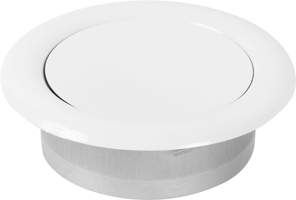 Диффузор вентиляционный Ore DVS-P D125 мм металл цвет белый - купить по ...