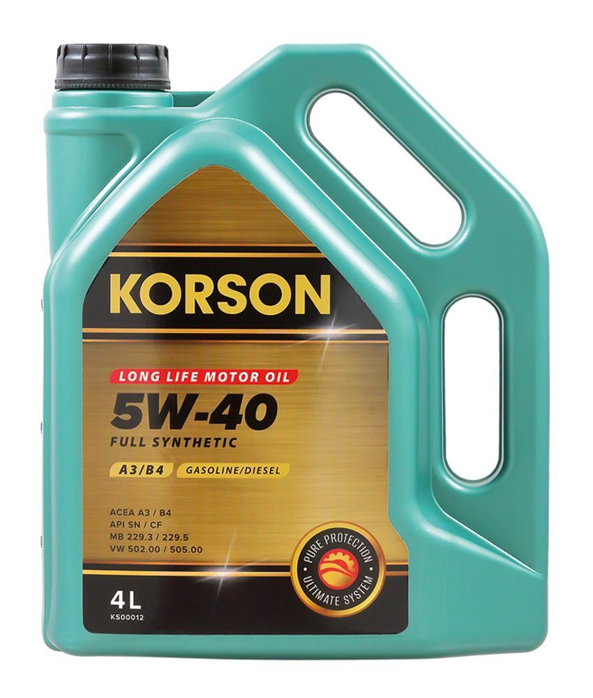 Масло моторное KORSON 5W-40 Синтетическое 4 л KS00012 купить c ...