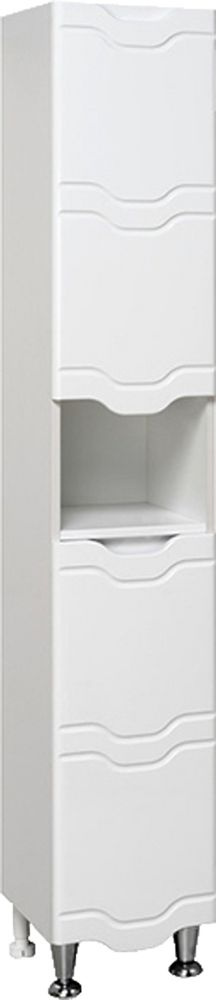 Шкаф-пенал Runo Стиль 30 30 см, с бельевой корзиной, напольный, белый — купить в интернет-магазине OZON с быстрой доставкой