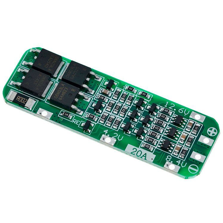 Плата защиты BMS 3S 20A Li-ion, 18650 EM-848. - купить с доставкой по ...