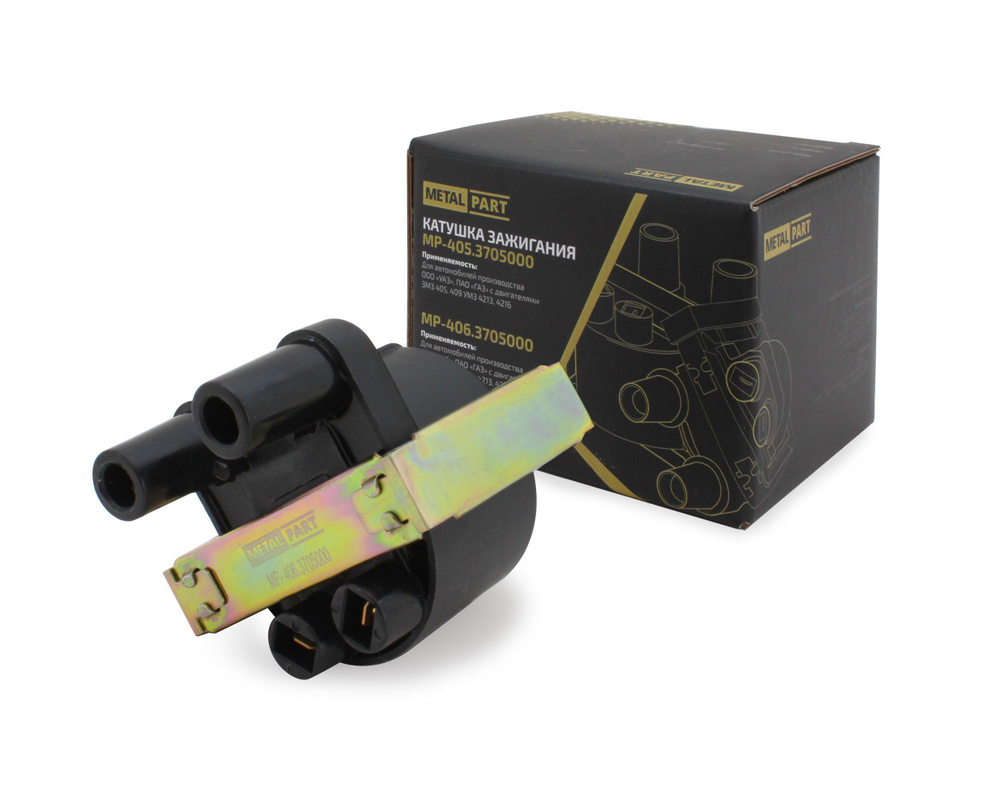 Катушка зажигания ГАЗ, УАЗ дв. ЗМЗ-406, 409 - MetalPart арт ...