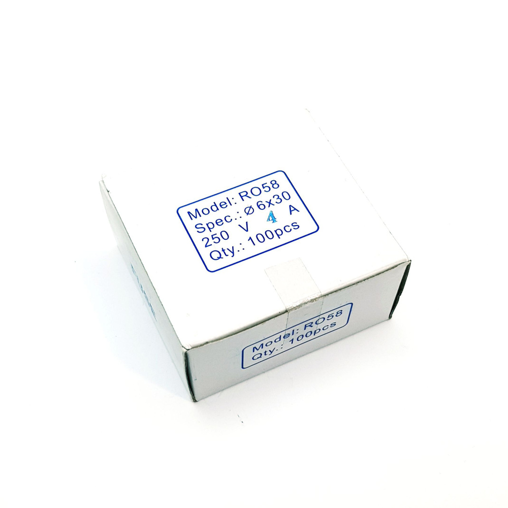 Плавкая вставка (предохранитель) керамический 6 х 30 мм 4 A 250 В - 100 ...