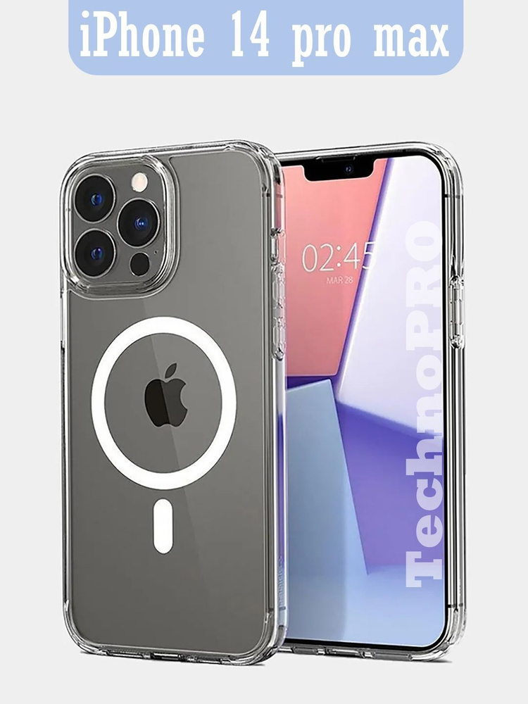 Чехол на айфон 14 про макс magsafe / магсейф iphone 14 pro max - купить ...