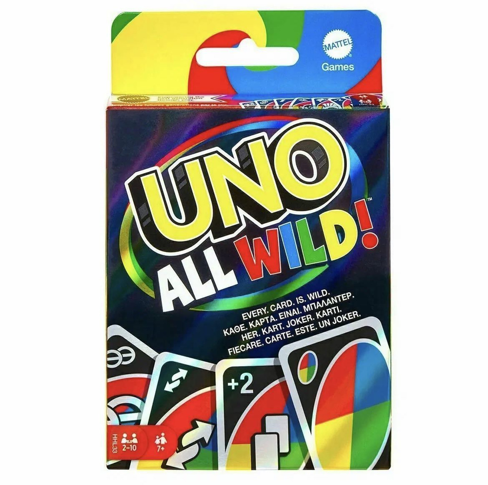 Настольная карточная игра Uno ALL WILD #1